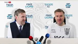 Southgate and Maguire Press Conference [upl. by Ynatsyd]