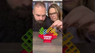 What A Tough Game Come Play Tower Stack With Us boardgames couple fun gamenight [upl. by Stelmach]