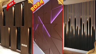 100 Wooden Wall Decorating IdeasFor living room interior wall design2024Latest interior wall Decor [upl. by Anwahsak]