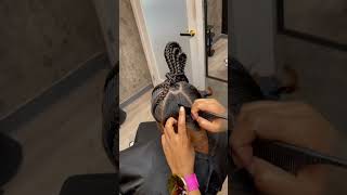 Braided ponytail 🔥🔥viralvideo foryou braids [upl. by Eittocs]