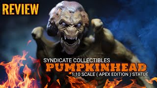 PUMPKINHEAD STATUE BY SYNDICATE COLLECTIBLES 110 SCALE REVIEW [upl. by Ajnotal]