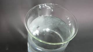 Lithium in water reaction MVI 1334 [upl. by Thill]