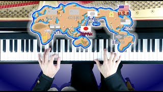 Street Fighter 2 — Character select amp Versus piano [upl. by Blakelee]