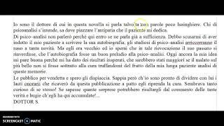 Prefazione de quotLa coscienza di Zenoquot [upl. by Faith]