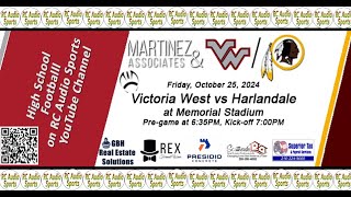 Harlandale vs Victoria West 2024 10 25 [upl. by Ellita]