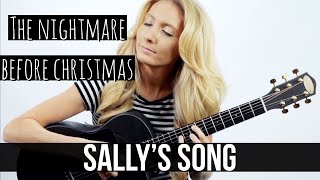 Sallys Song  Nightmare Before Christmas  with FREE TAB [upl. by Benedetto]