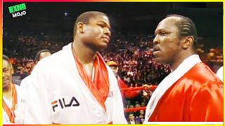 When New Heavyweight King Riddick Bowe Met A LEGEND [upl. by Derina654]