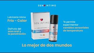 Lubricante Íntimo Multiorgamos Frío  Calor  Sen íntimo [upl. by Northway]