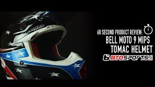 Bell Moto 9 MIPS Tomac Replica Helmet  60 Second Product Review [upl. by Ardnwahsal598]