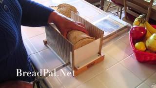 How to Slice Bread With The Bread Pal Bread Slicing Guide [upl. by Navek]