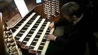 Olivier Latry at the organ at the Cathedral of Notre Dame [upl. by Pierce904]