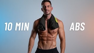 10 MIN INTENSE AB WORKOUT  At Home Sixpack Abs Routine No Equipment [upl. by Haropizt]