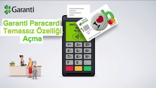 Garanti Paracard Temassız Özelliği Açma  Garanti Trink Kart Temassız Açma [upl. by Damas633]