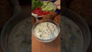 Fresh Dill and Cucumber Sauce for Falafels thesauceandgravychannel sauce dillcucumbersauce [upl. by Jaunita]