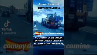 Valencia AMM obracivil convoy de ayuda desde Murcia [upl. by Che]