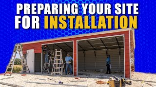 How to Prepare For A Carport or Metal Building Installation From Alans Factory Outlet [upl. by Anabella735]