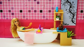 Unboxing Barbies Jacuzzi [upl. by Labors]