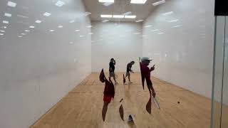 102123Racquetball Doubles League Tournament Warin Tim vs Lukas Ignacio [upl. by Geraldine]