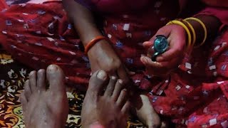 Husband foot massage by Pooja mam [upl. by Osric]