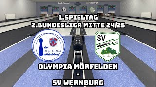 2 Bundesliga Mitte 20242025 1 Spieltag Olympia Mörfelden  SV Wernburg [upl. by Kloman]