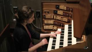 Organist Clara Gerdes performs Étude Héroïque by Rachel Laurin [upl. by Annaid]