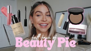 FULL FACE OF BEAUTY PIE review and try on of Beauty Pie including their new foundation [upl. by Nowaj]