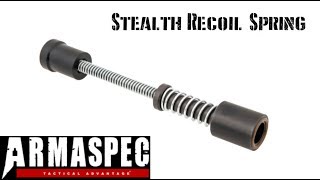 Armaspec Stealth Recoil Spring Review [upl. by Afirahs129]