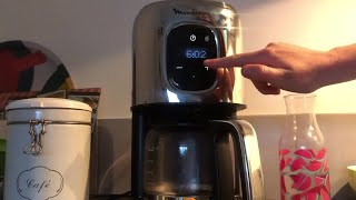 MOULINEX I Test et avis sur la cafetière programmable Majestuo [upl. by Fabrin332]