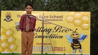 Spelling bee competition  Spelling bee 2024  School Events education nawabshah pakistan [upl. by Benedict103]