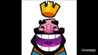 CLASH ROYALE  LAUGHING KING SOUND HEHEHEHA [upl. by Nodarb148]