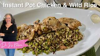 Instant Pot Chicken and Wild Rice  Tender amp Juicy [upl. by Anividul376]