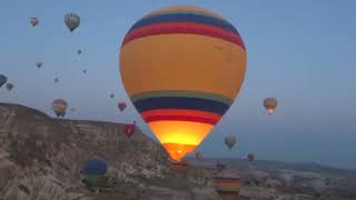 Turquie  survol de la Cappadoce en montgolfière part 1 [upl. by Suzzy84]