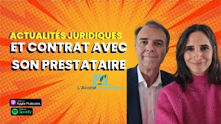 Actualités juridiques et contrat prestataires de ménage [upl. by Nosdrahcir470]