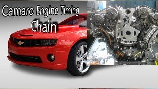 camaro exhaust v6 engine timing chain  2010 to 2014 36 L V6  GM 3036L Timing Replacement [upl. by Eissak]