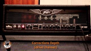 review  Peavey ValveKing 100 Corrections Depth  ampsonaircom [upl. by Ecnerual747]