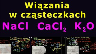 Wiązanie jonowe w NaCl CaCl2 K2O poziom podstawowy 90 [upl. by Nelleoj691]