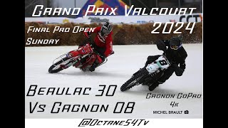 Grand Prix Ski Doo Valcourt 2024 Gagnon 08 Sunday Moto Pro Final GoPro 4k [upl. by Roselle985]