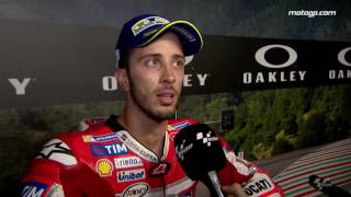 Dovizioso quotThis is a dream for every Italian riderquot [upl. by Acireed]