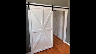 DIY Barn Doors Full build amp install [upl. by Siurtemed]