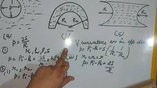 EXCESS OF PRESSURE INSIDE AN AIR BUBBLE IN A LIQUID [upl. by Nylloc]