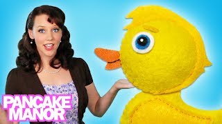 Five Little Ducks  Nursery Rhymes and Kids Songs  Pancake Manor [upl. by Bathsheb315]