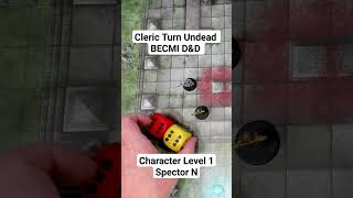 Cleric Turn Undead Spector  Basic BECMI Dungeons amp Dragons [upl. by Hoon]