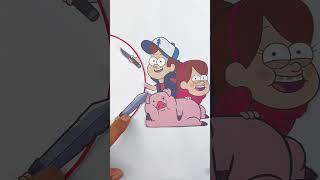 Guess The Real Tool Of Gravity Falls gravityfallsartshorts ytshorts [upl. by Obla]