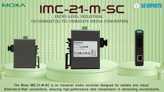 Robust and Efficient Moxa IMC21MSC for Industrial Applications [upl. by Atelahs]