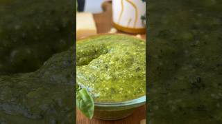 SALSA PESTO DE ANACARDOS  SALSA DE ALBAHACA 🍃 fácil 🤤 youtubeshorts shorts recetas recipes [upl. by Palocz595]