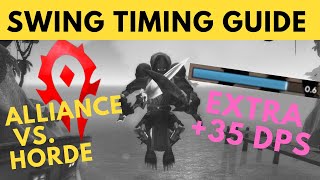 GET 35 EXTRA DPS  Rogue Swing Timing Guide  Alliance vs Horde Gains [upl. by Ozzy]