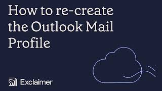 How to recreate the Outlook Mail Profile [upl. by Noman]