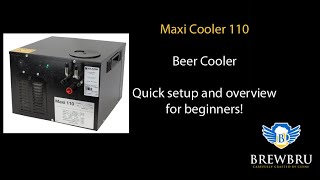 BrewBru ep15  Maxi Cooler 110 Beer Cooler Simple explanation and setup [upl. by Alyek]