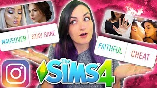 My Instagram Followers Control My Sims DRAMA  Sims 4 Challenge [upl. by Otipaga]