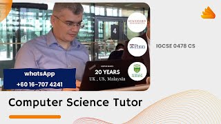 0478 IGCSE Class 6 Part 3  Sumlist comprehension   OOP Intro A level computer science tutor US [upl. by Derman]